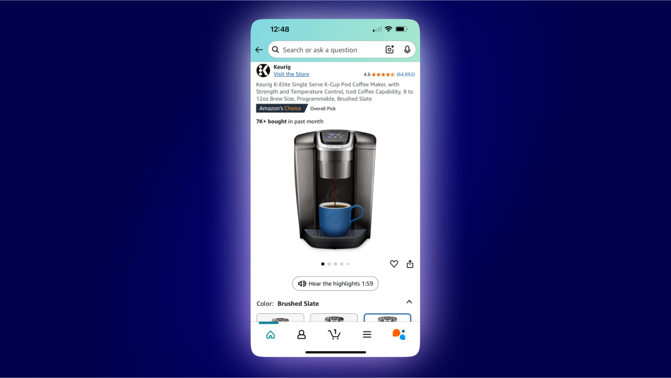 Amazon Hear-the-highlights for audio summaries