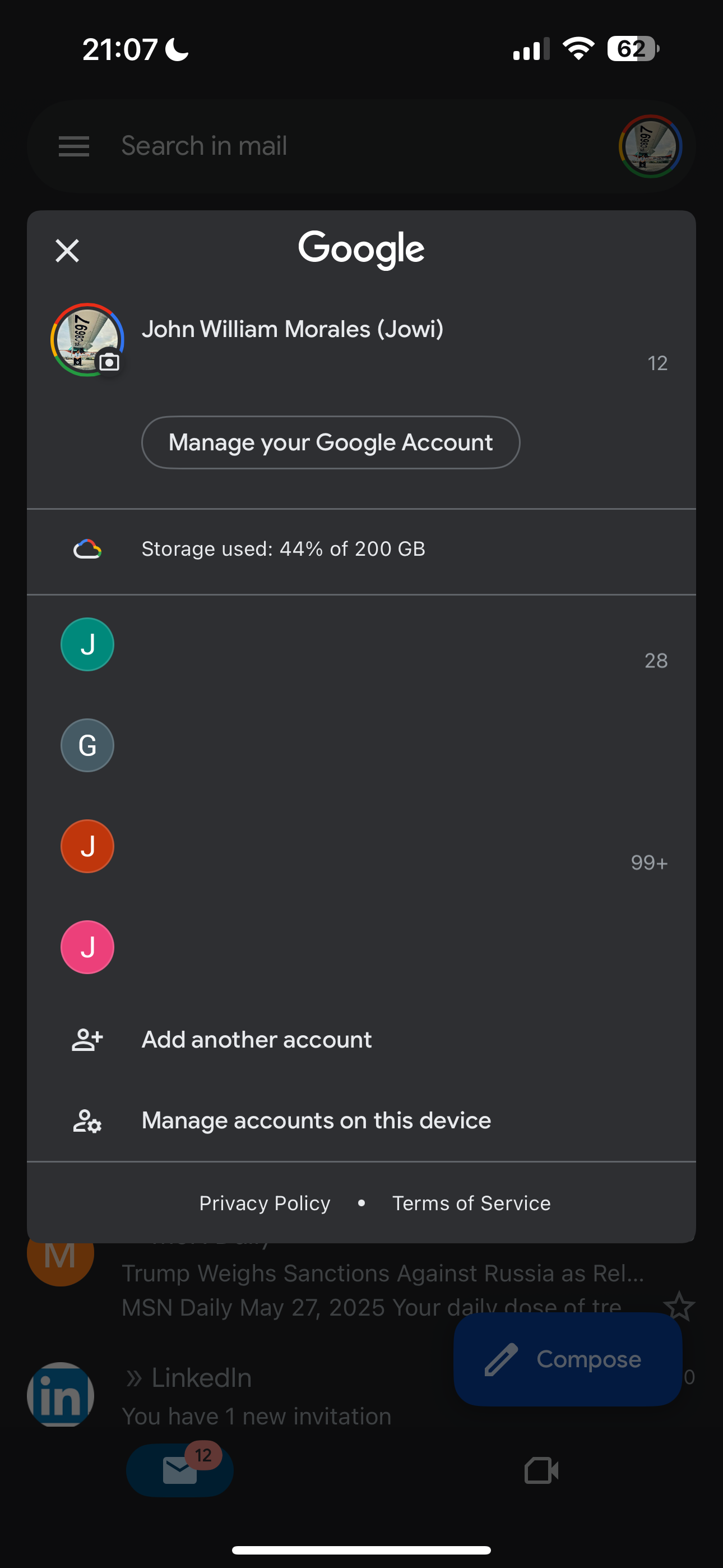 My Gmail Accounts