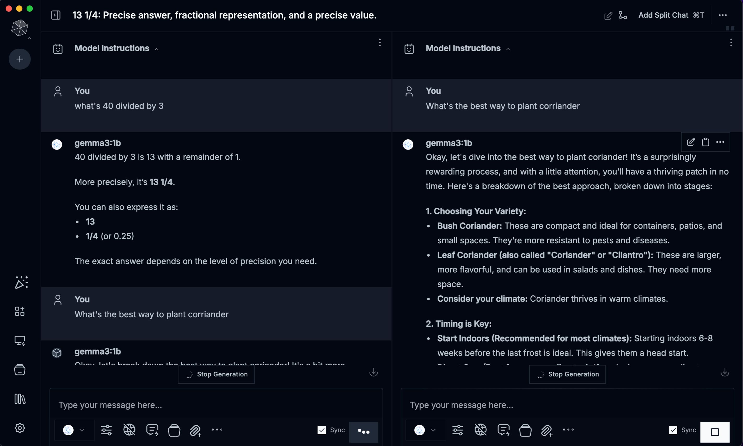 Running LLMs locally on Mac using Msty