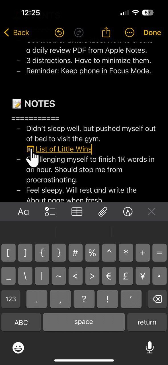 Bullet journaling interlinked notes