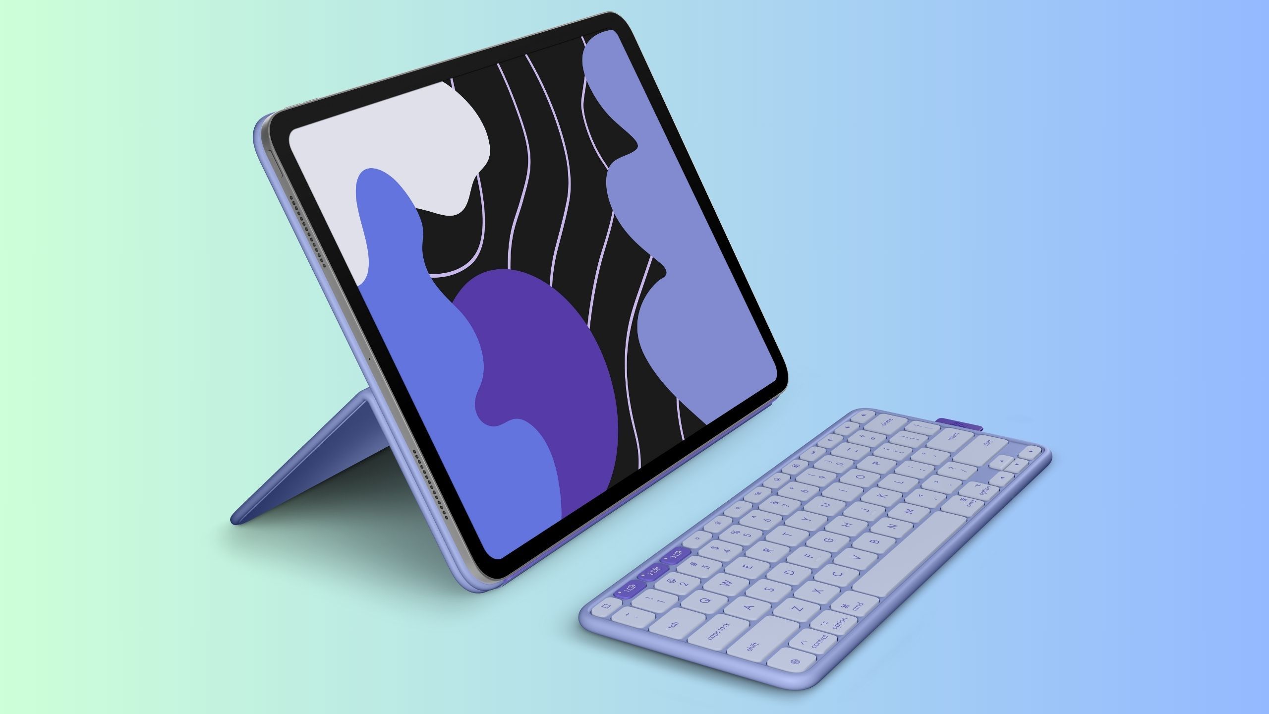 logitech flip folio در رنگ بنفش