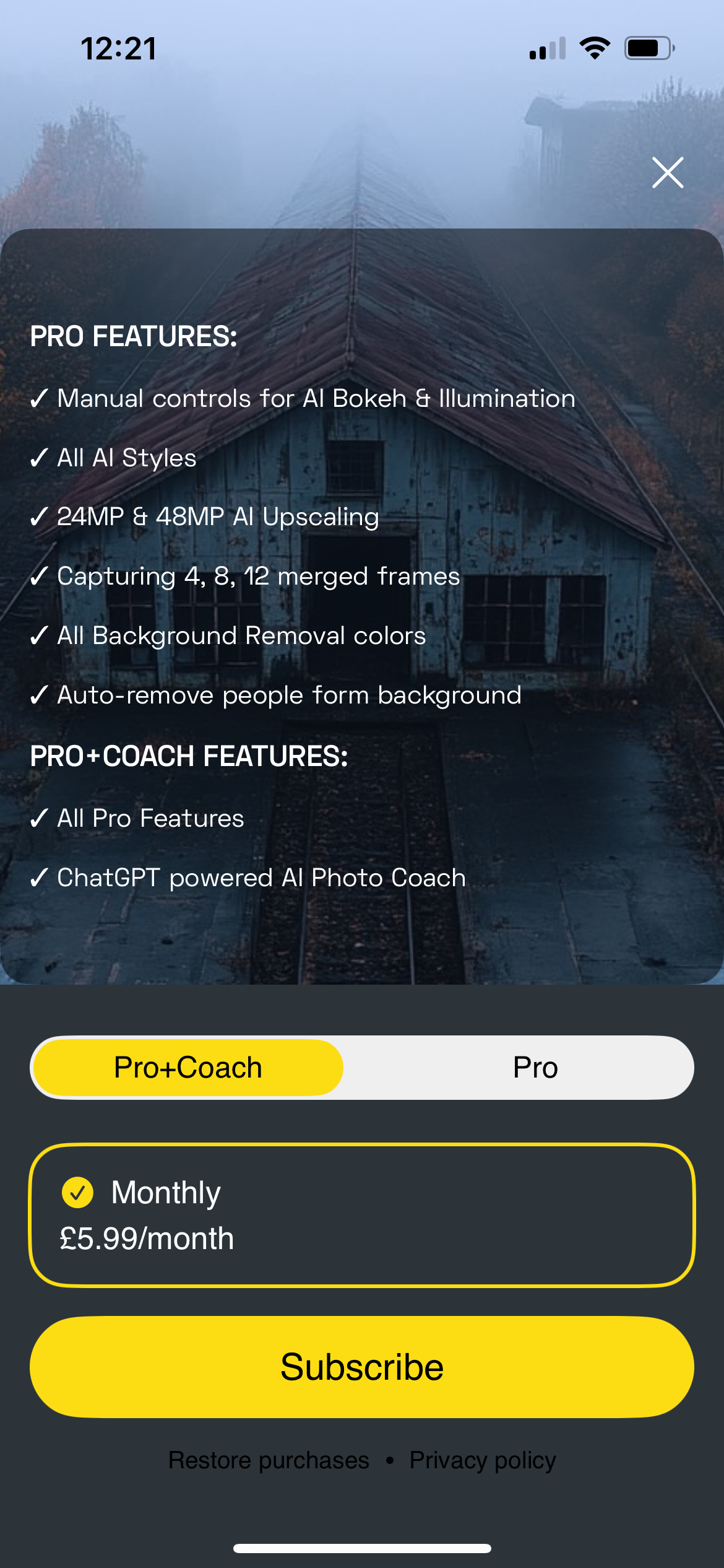 NeuralCam Pro و ویژگی های Photocoach