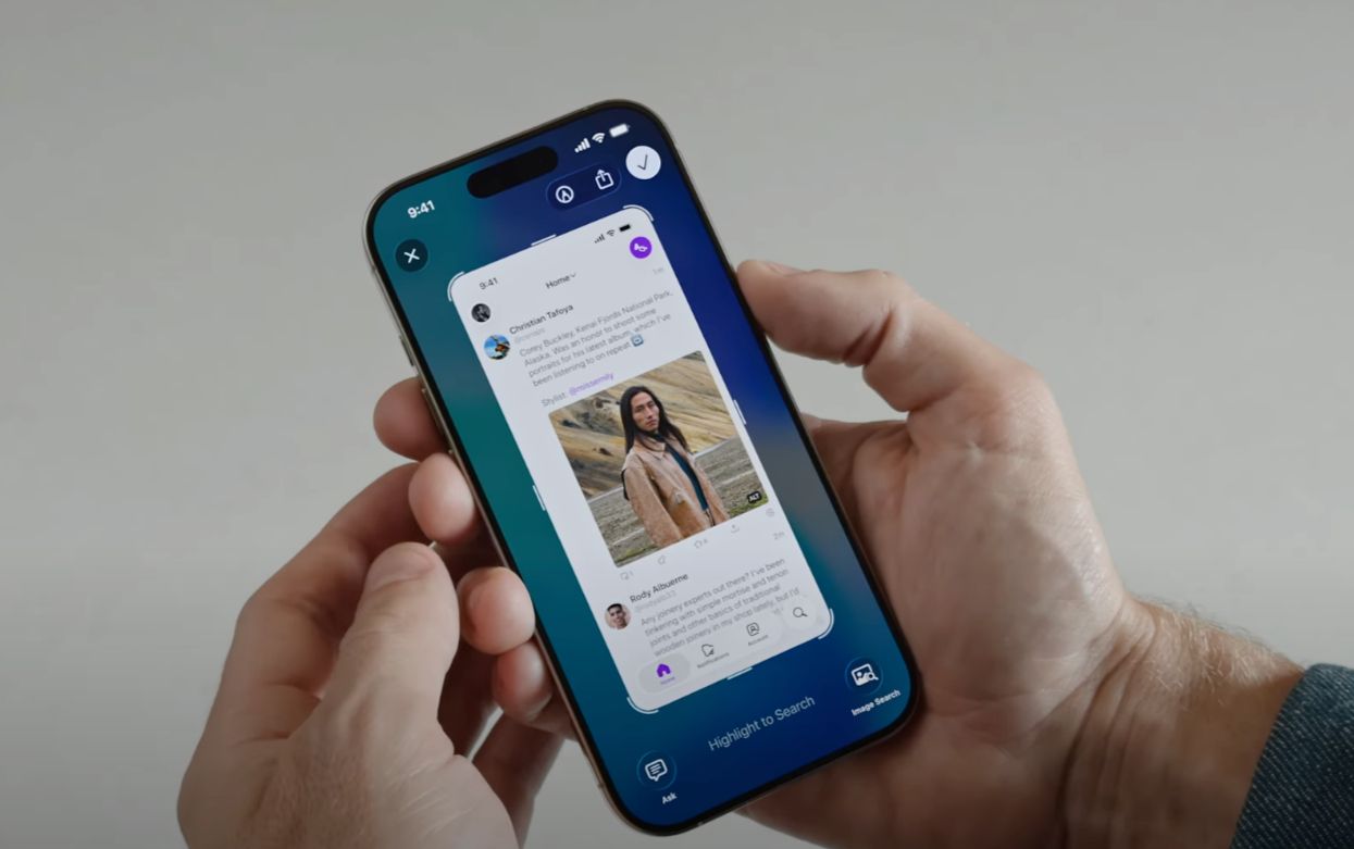 Using visual intelligence in iOS 26