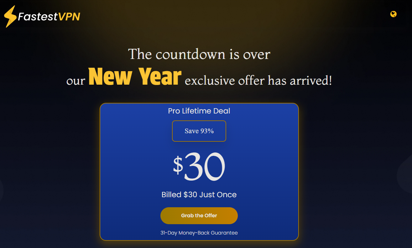 Fastest VPN Lifetime Offer