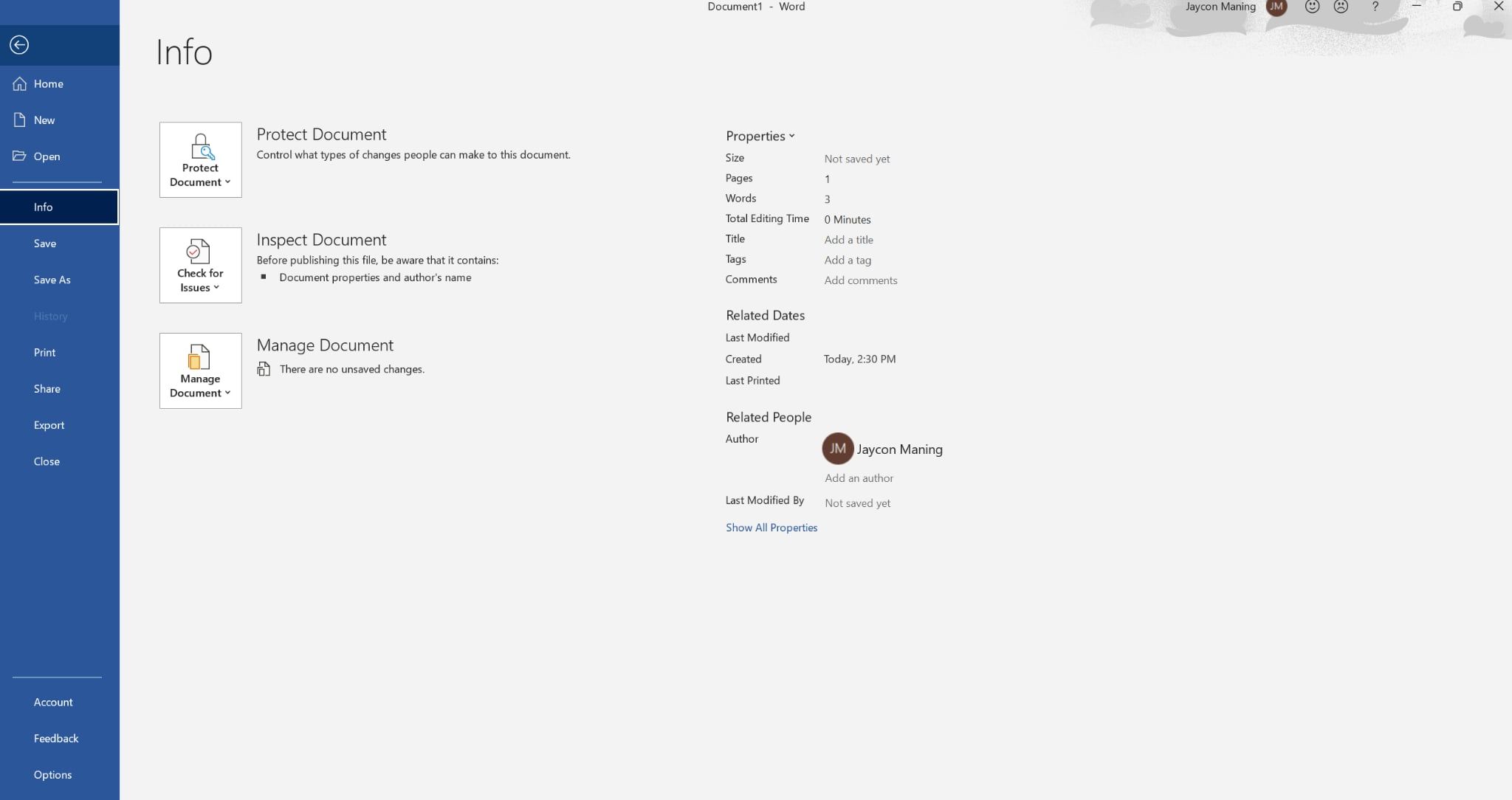 Adding document password with Microsoft Office