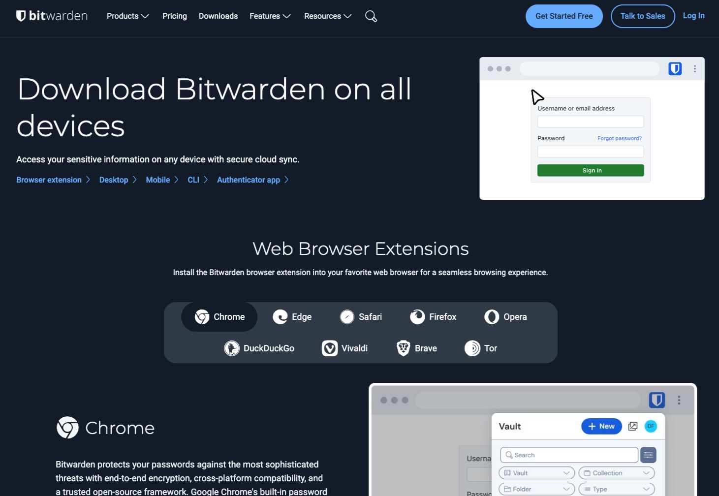 Bitwarden Password Manager cross-platform support
