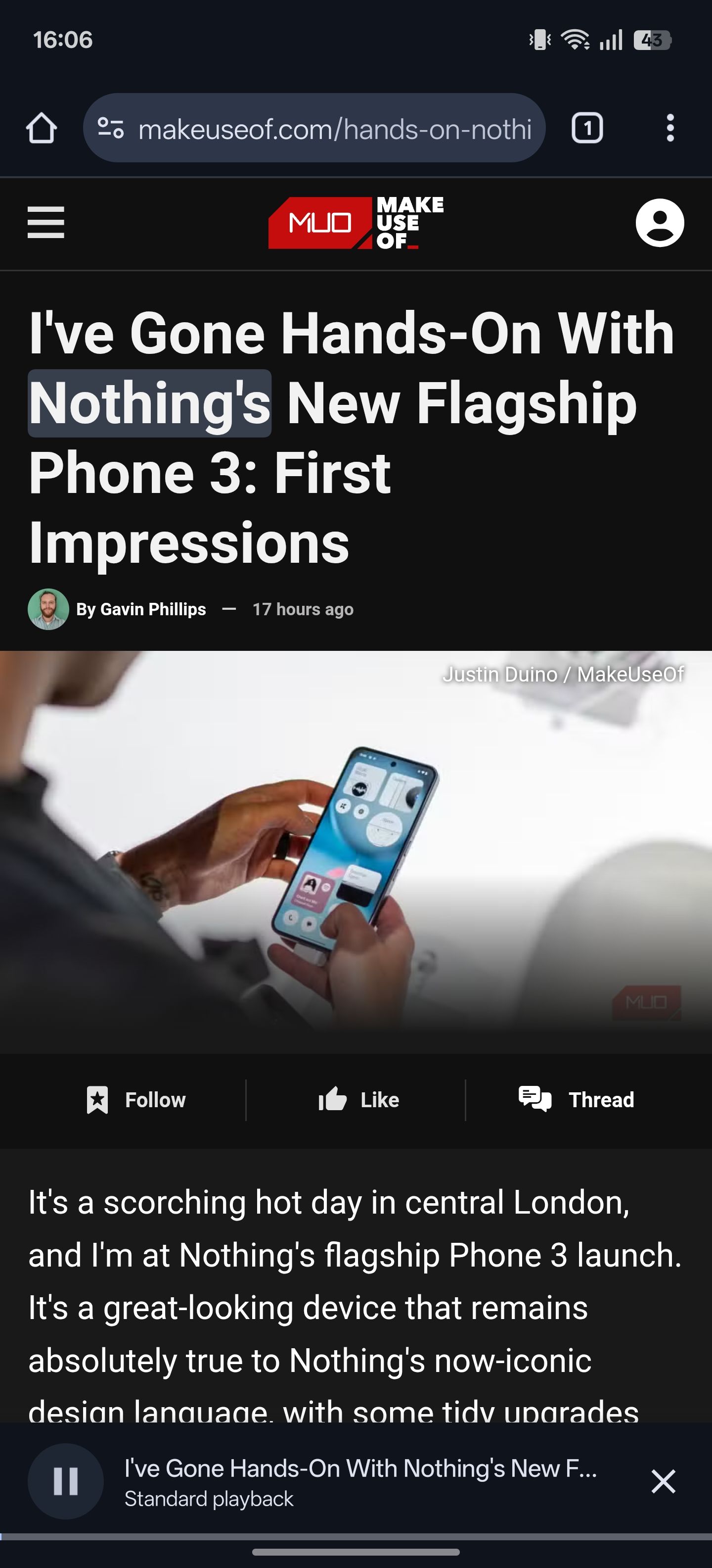 If you don't know this tip, don't use Chrome in Android. 11 Chrome emphasizes the text of the web page as you read.