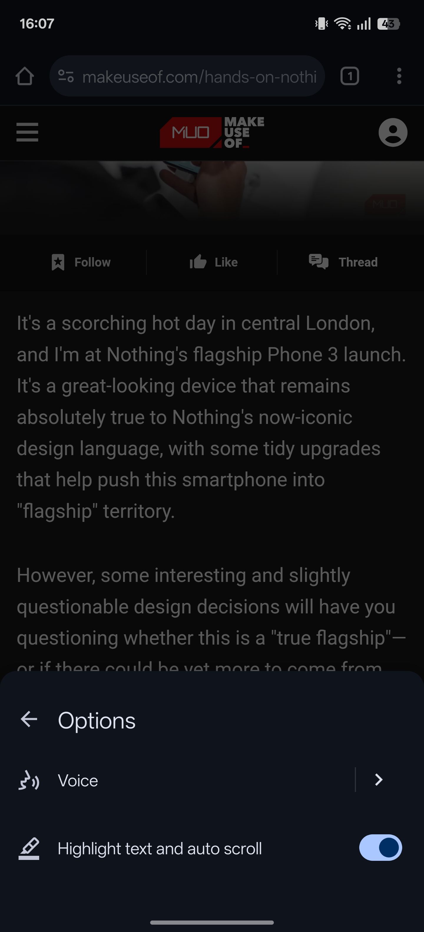 If you don't know this tip, don't use Chrome in Android. 13 Additional playback option of Android's Chrome Mini-Player.