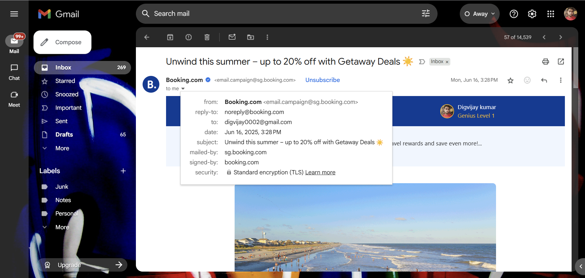 Gmail alias using separator