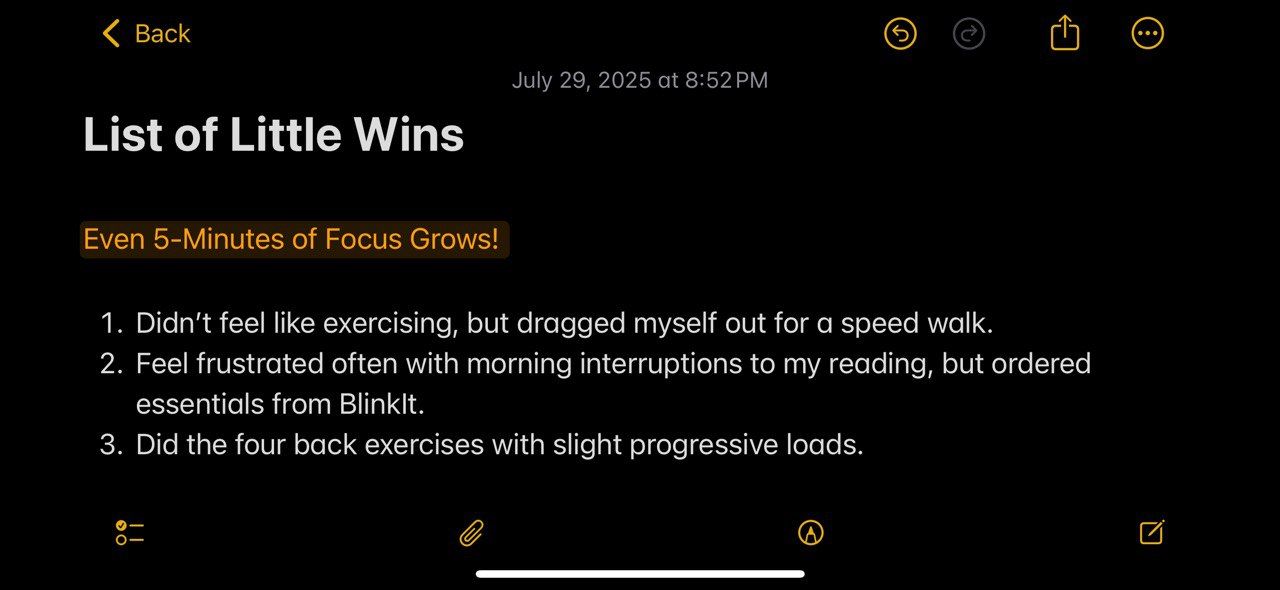 iOS Notes Journal