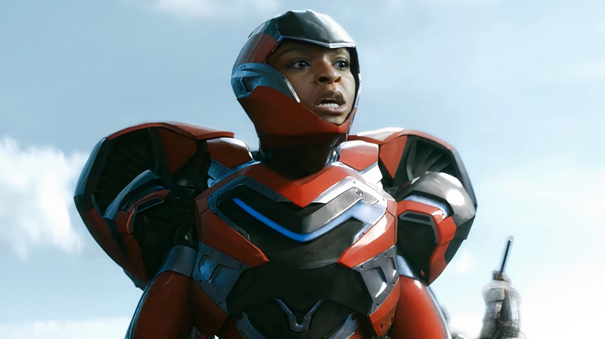 A photo as Dominique Thorne as Ironheart
