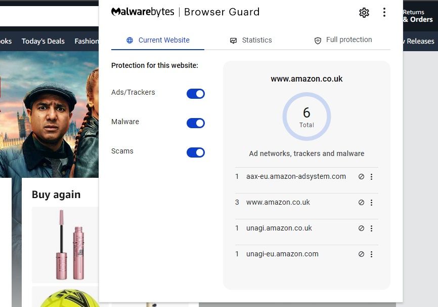 malwarebytes browser guard browser extension.