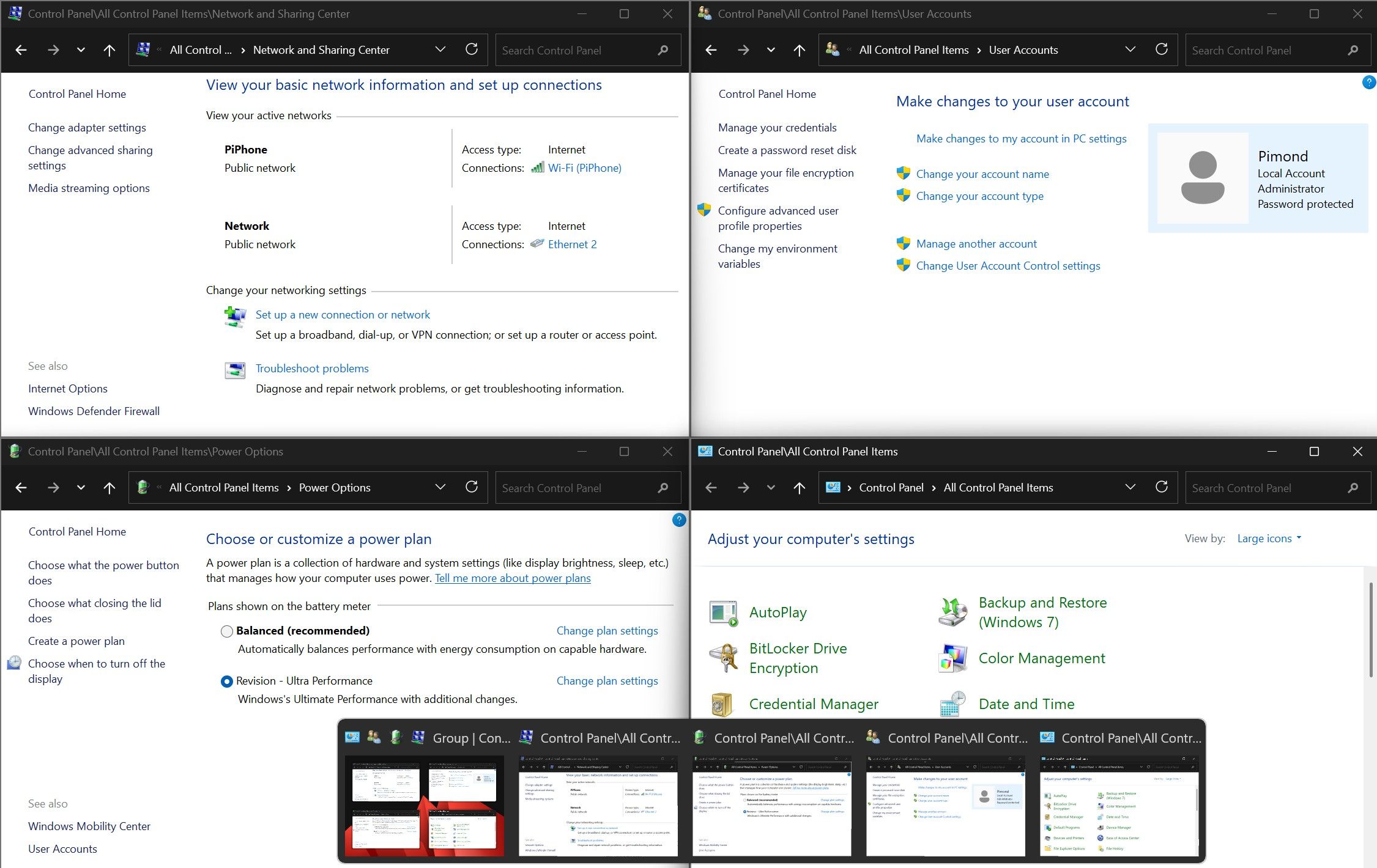 Multiple instances of Control Panel open on Windows 11