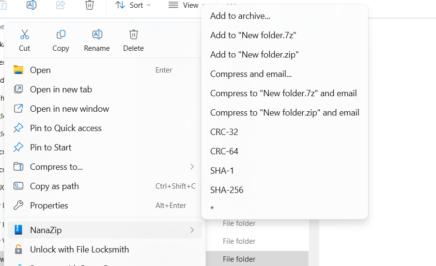 NanaZip on Windows.
