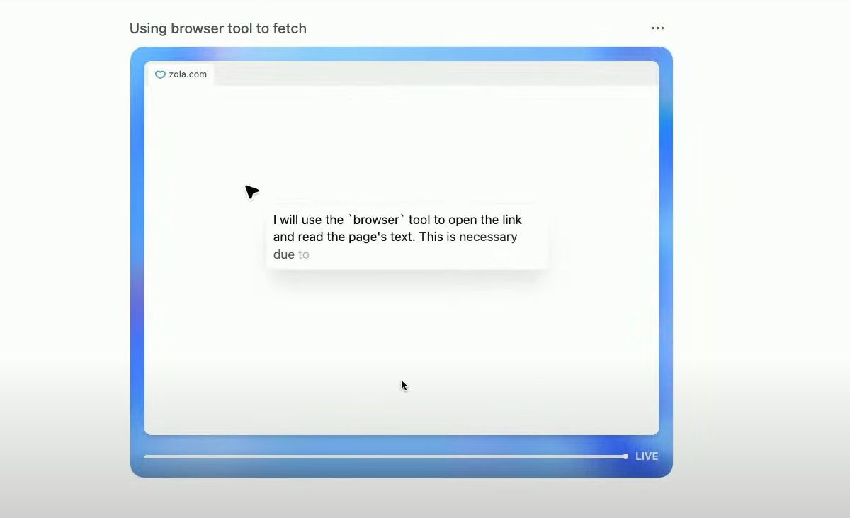 openai chatgpt agent  browsing web.