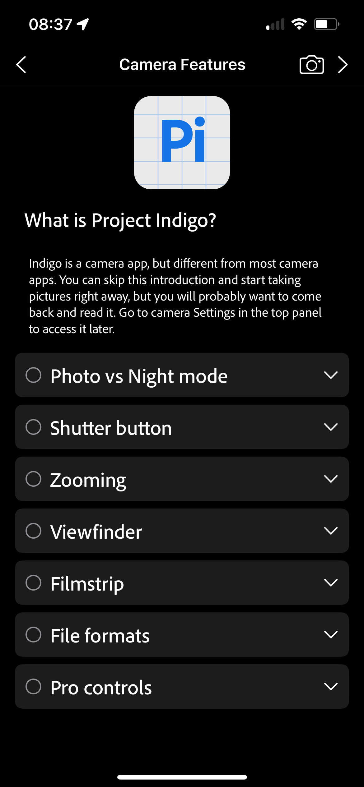 Project Indigo Home