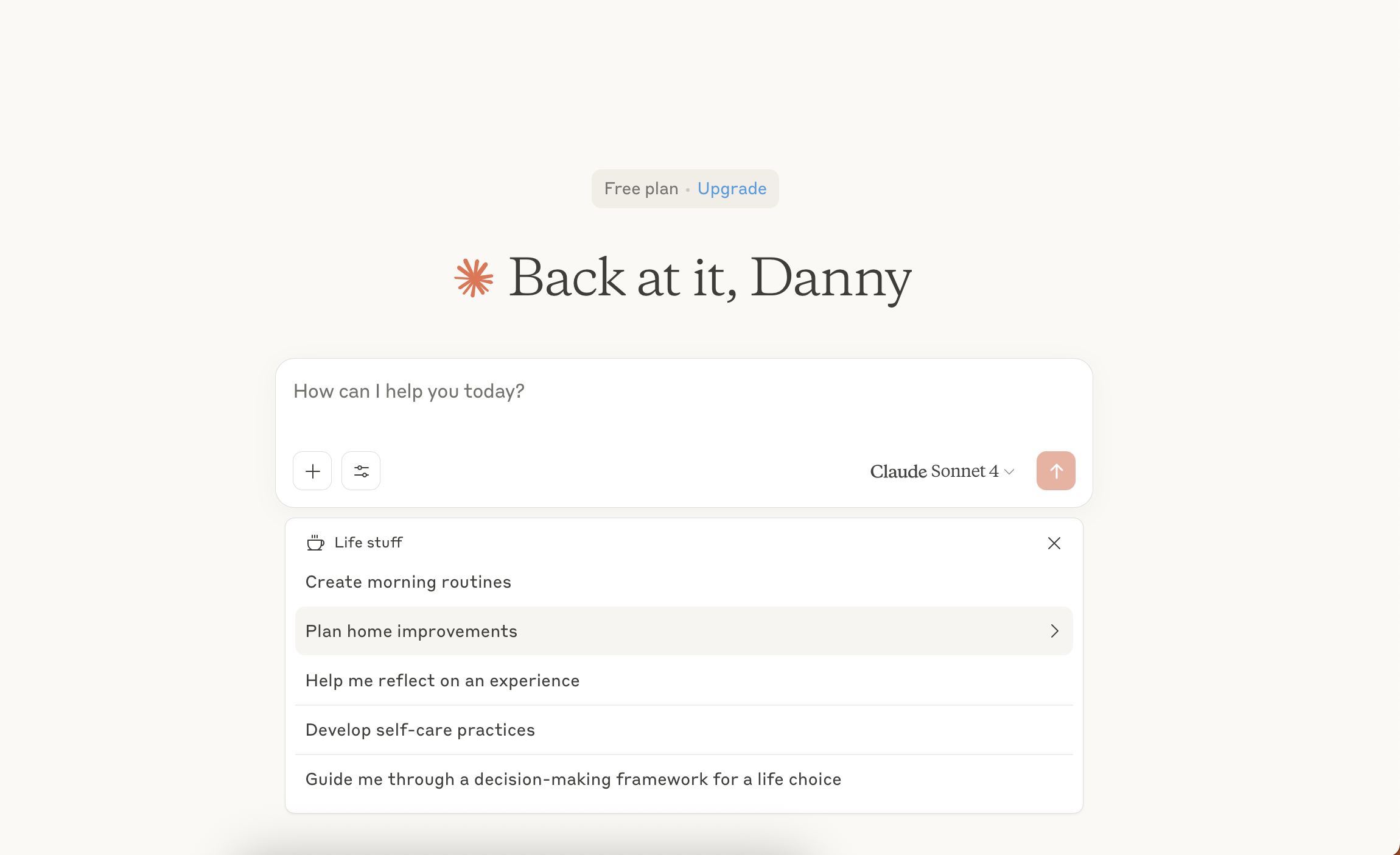 Prompting in the Claude app