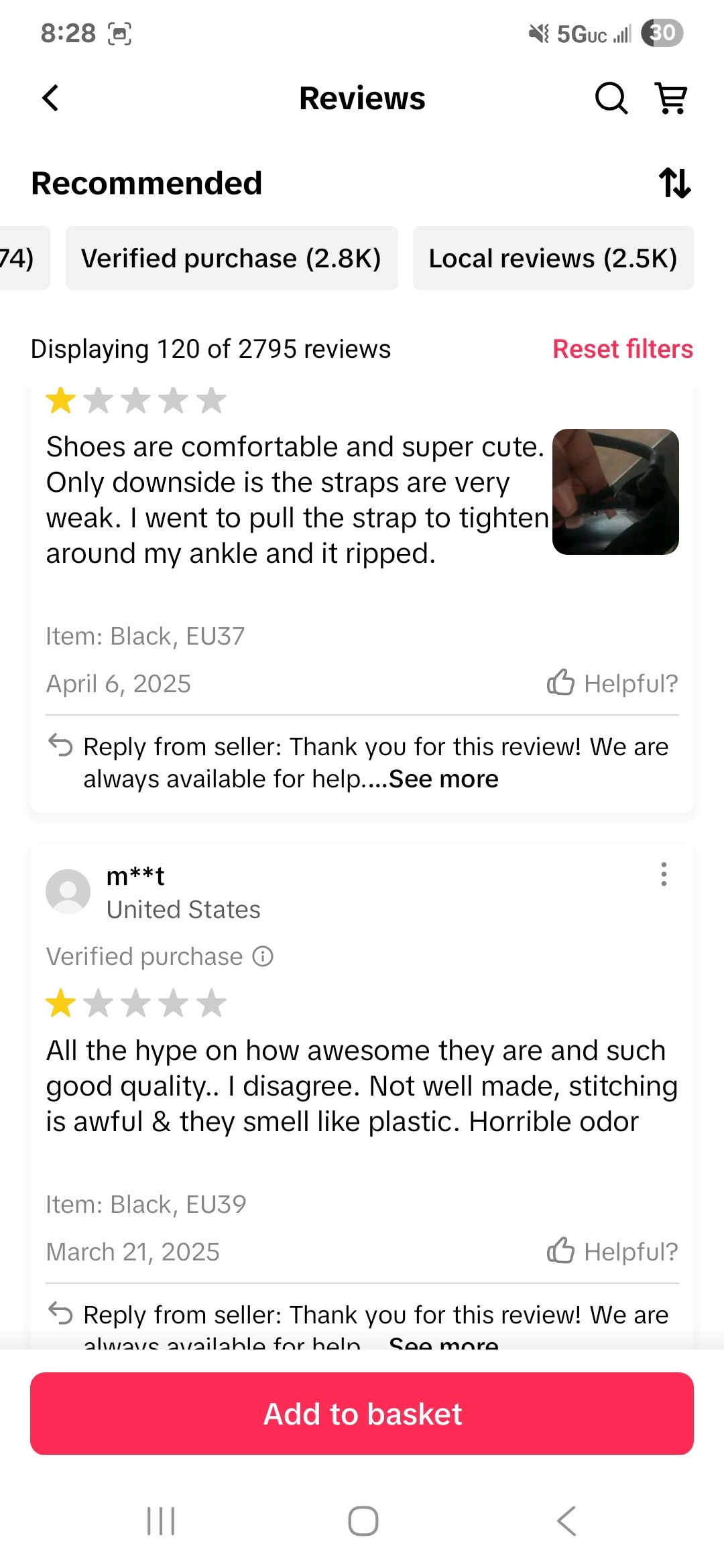Negative reviews follow.