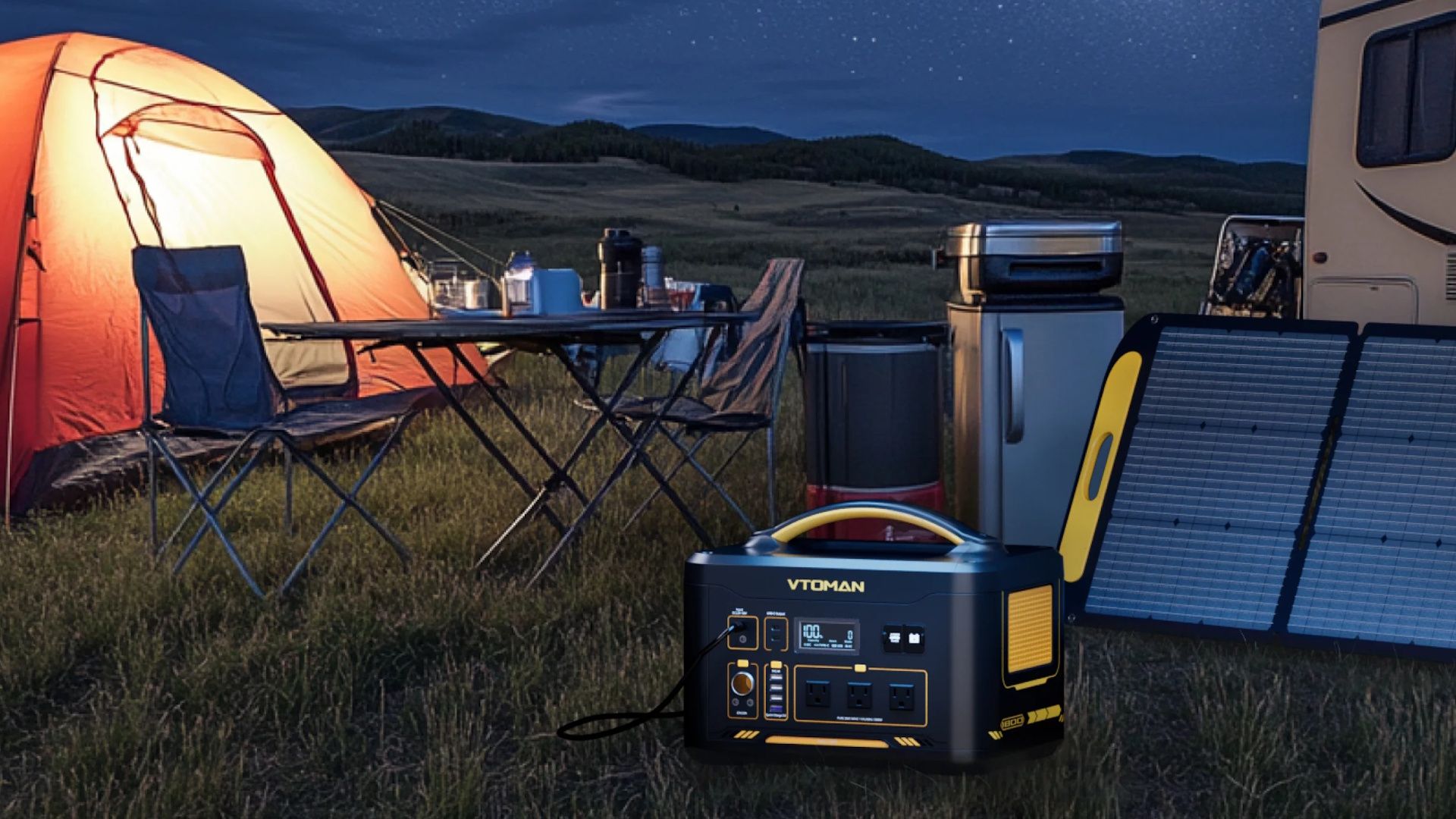 VTOMAN JUMP 1800 Power Station camping