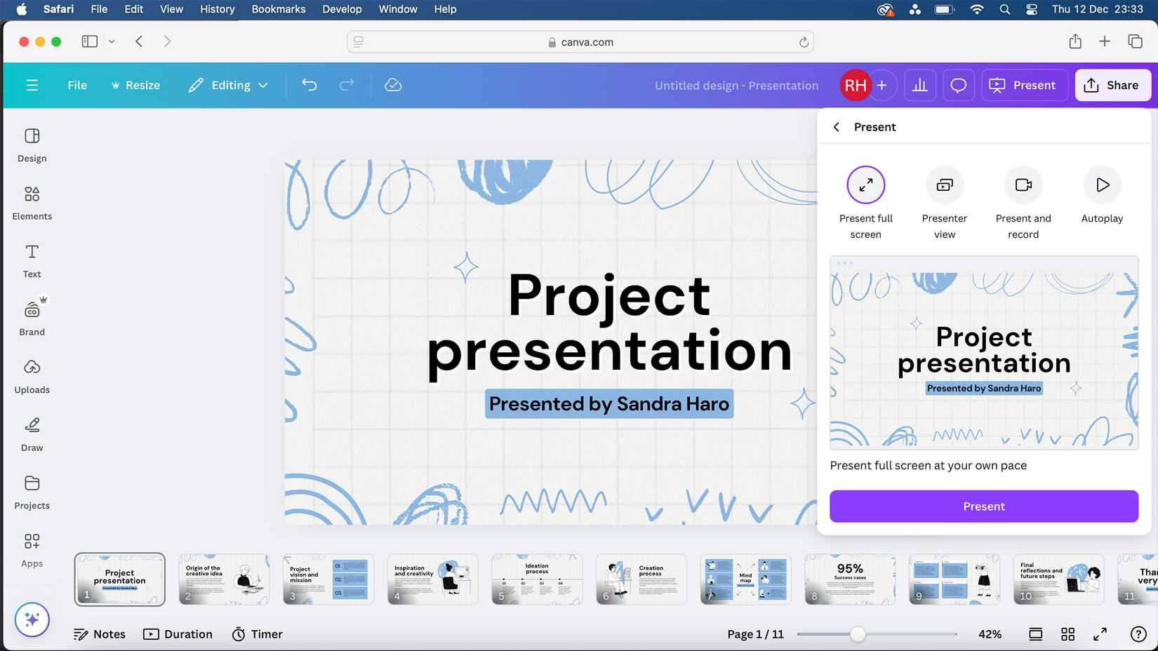 Canva Presentation Design