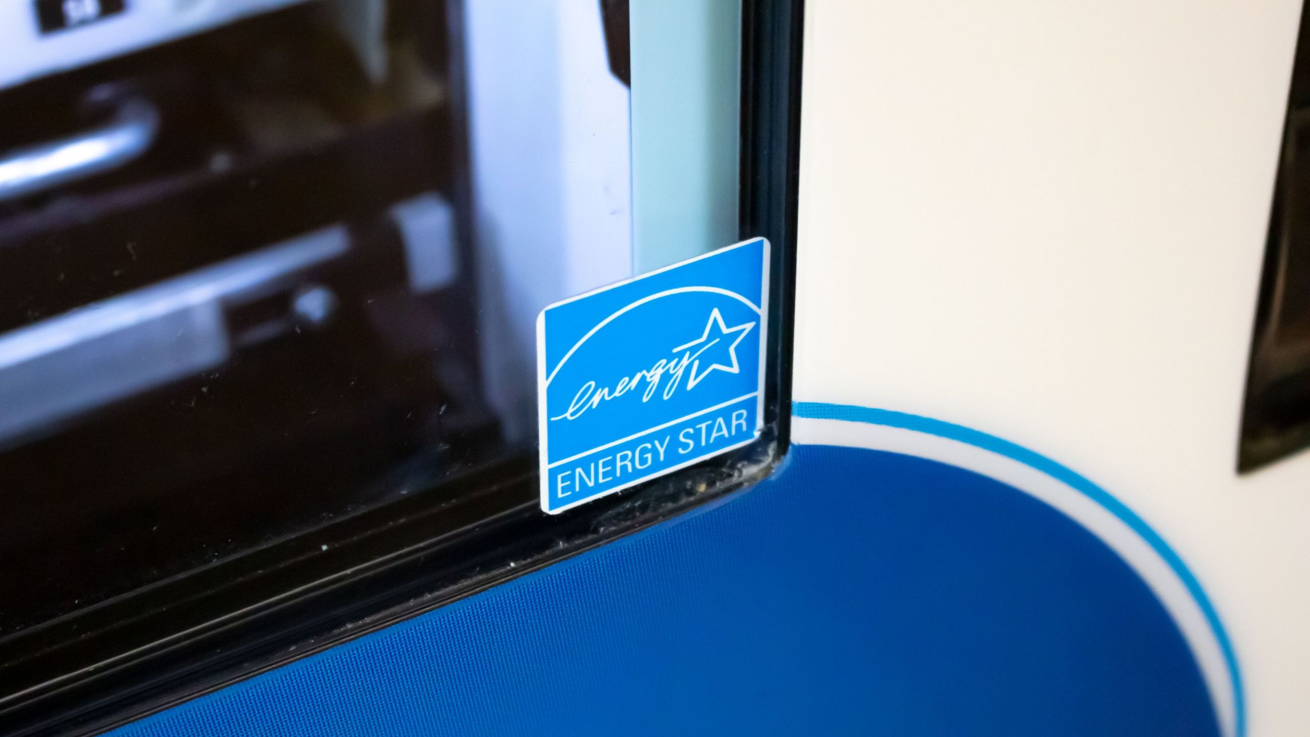 Closeup of an ENERGY STAR Sticker on a product
