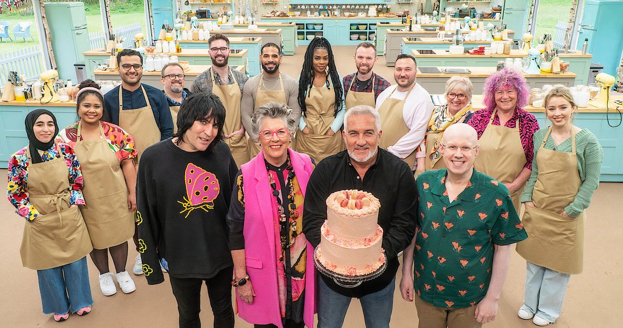 The Great British Baking Show promotional image.