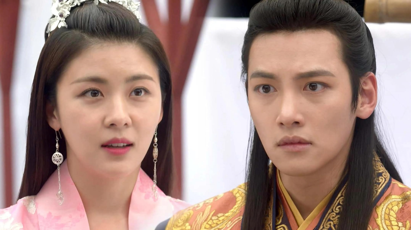Ha Ji-Won and Ji Chang-wook in The Empress Ki (2013)