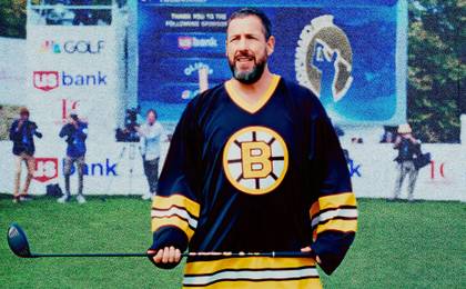 Adam Sandler in a scene from Happy Gilmore 2