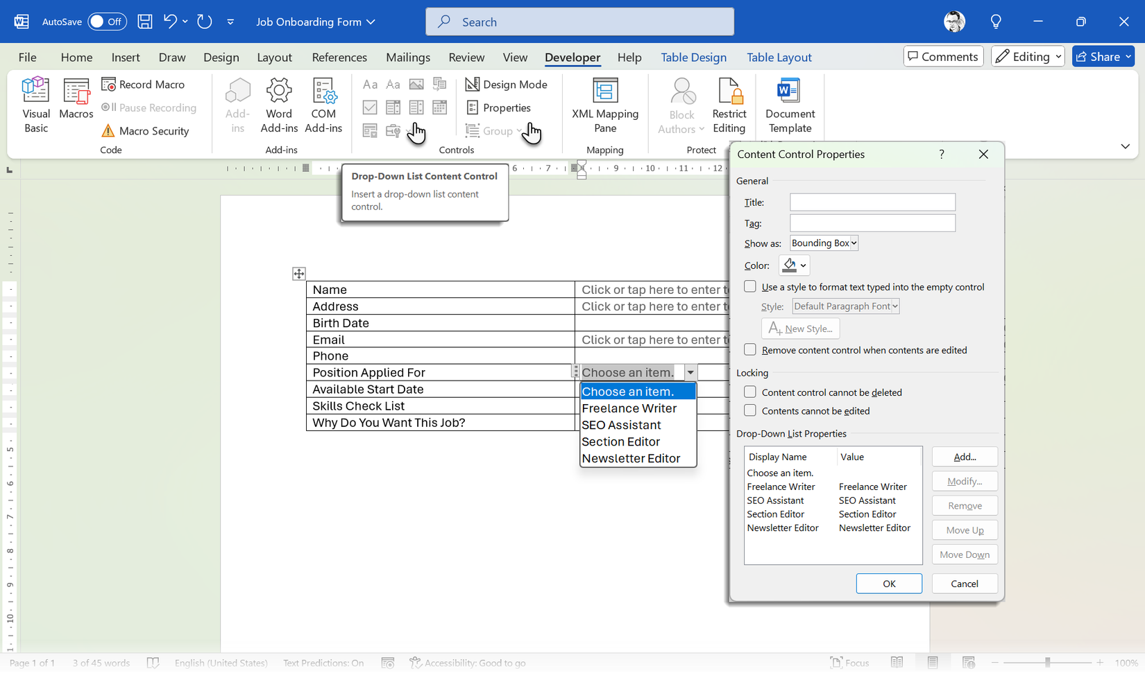 Ward Forms I Make Fillable Forms in Word—And It’s Easier Than You Think - Metowy.com