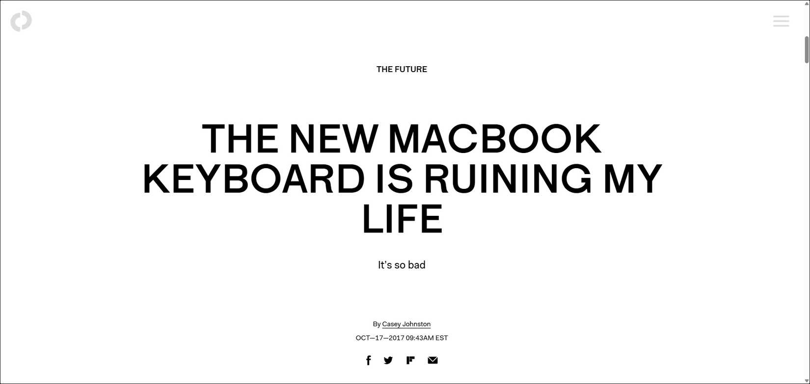 new macbook keyboard ruining my life.