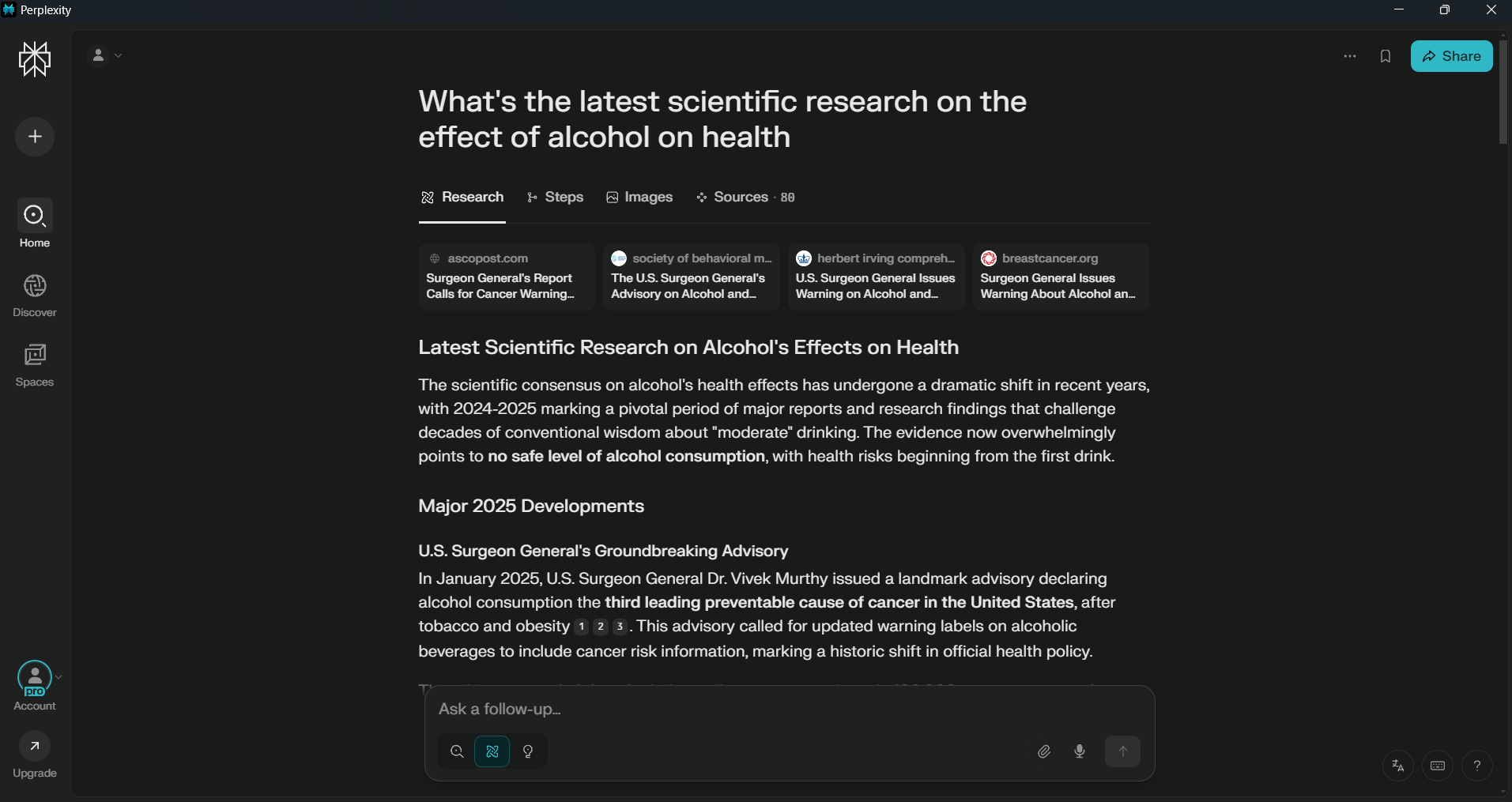 Perplexity Deep Research