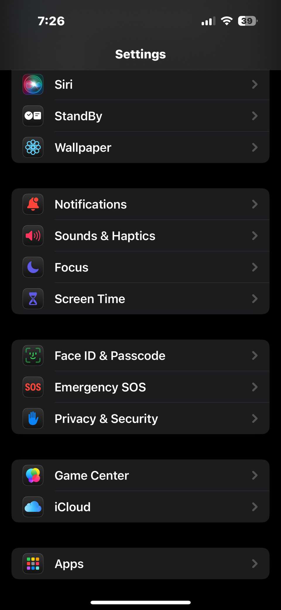 Privacy and security settings in iPhone-1