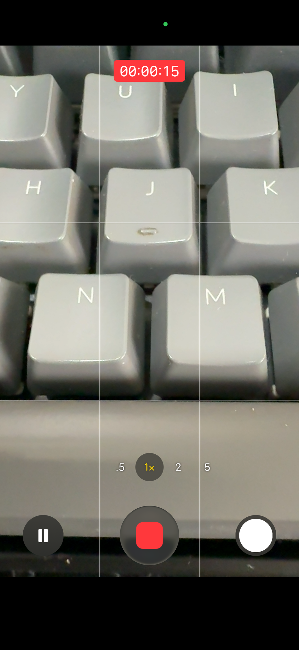 Record video in photo mode in iPhone Camera app