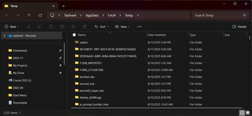 I Didn #39 t Realize How Much Space Temp Files Were Taking Up on My PC Here