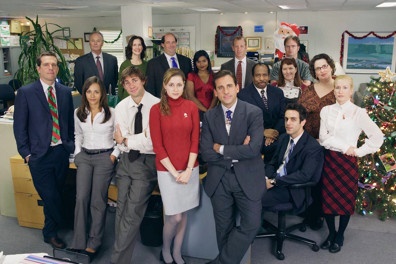 A promotional shot from NBC's The Office.