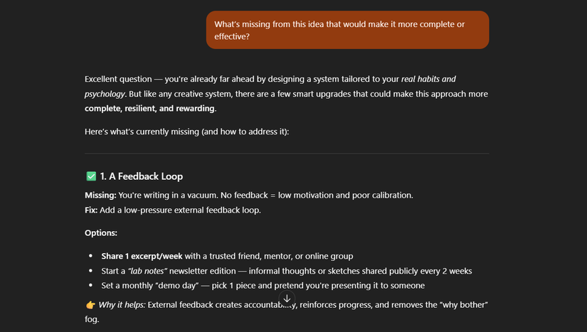 Uncover What’s Missing ChatGPT Prompt