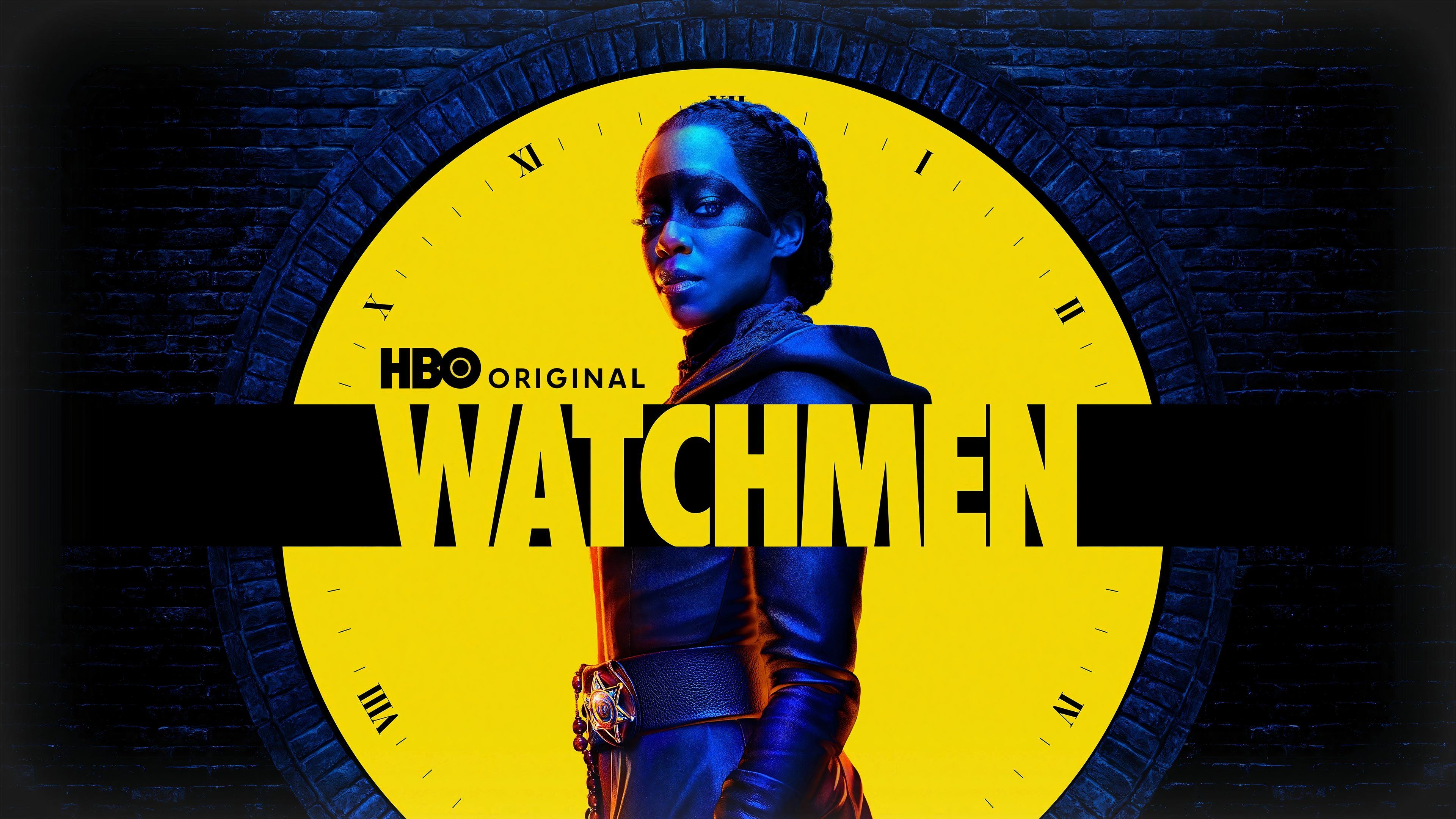 An ad for Watchmen showing series star Regina King