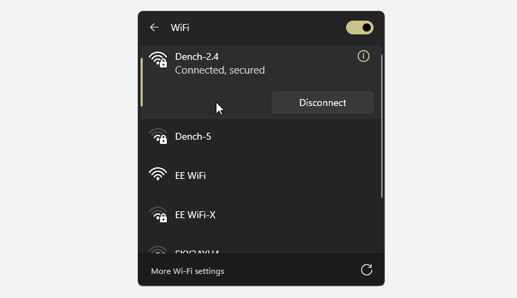 wifi network with padlock symbol.