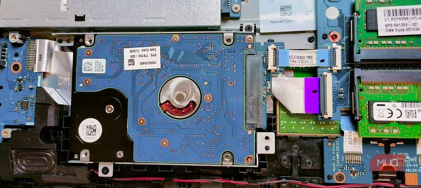 HDD in a laptop