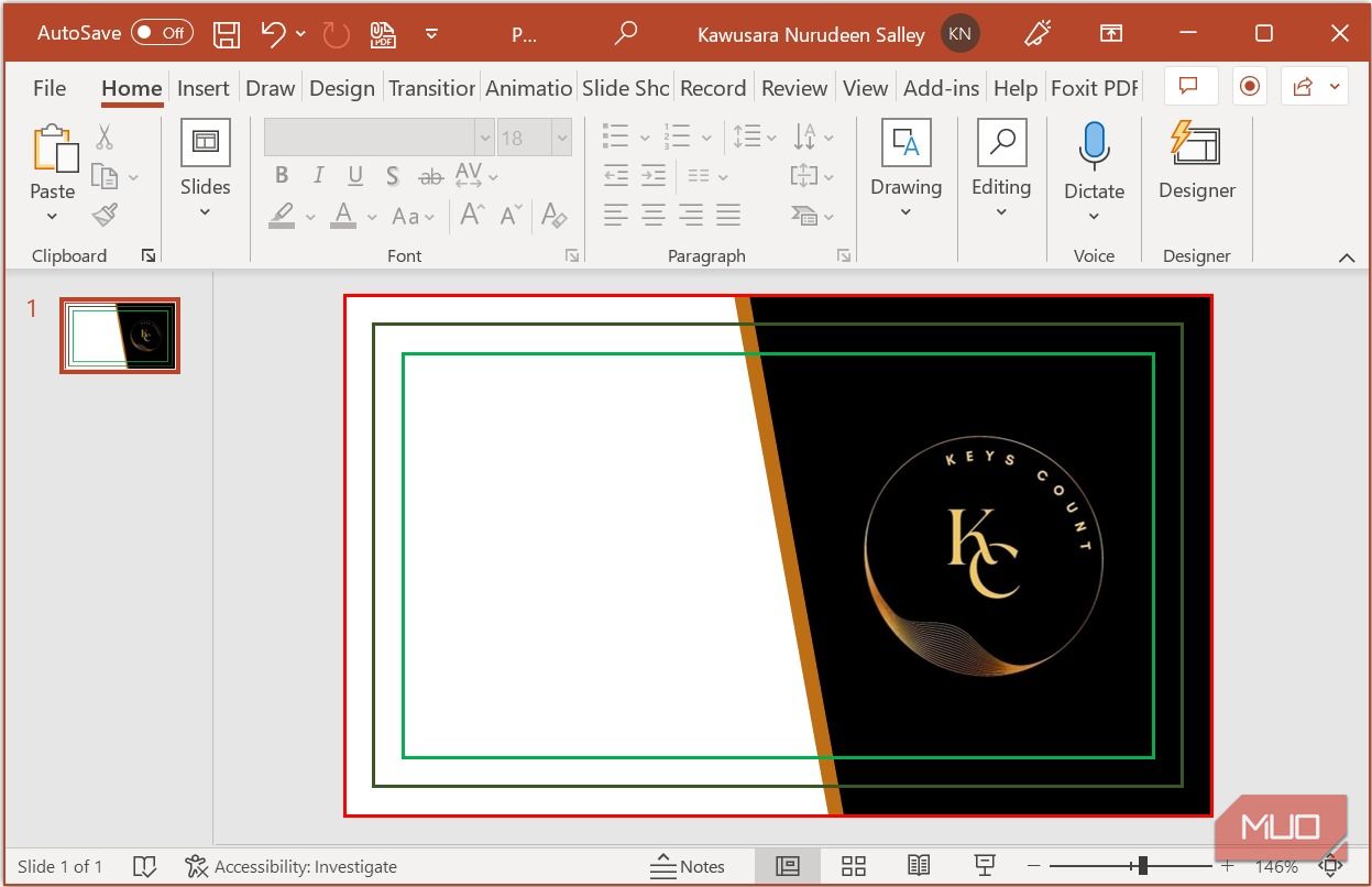 Add a duplicate shape with a different color in PowerPoint