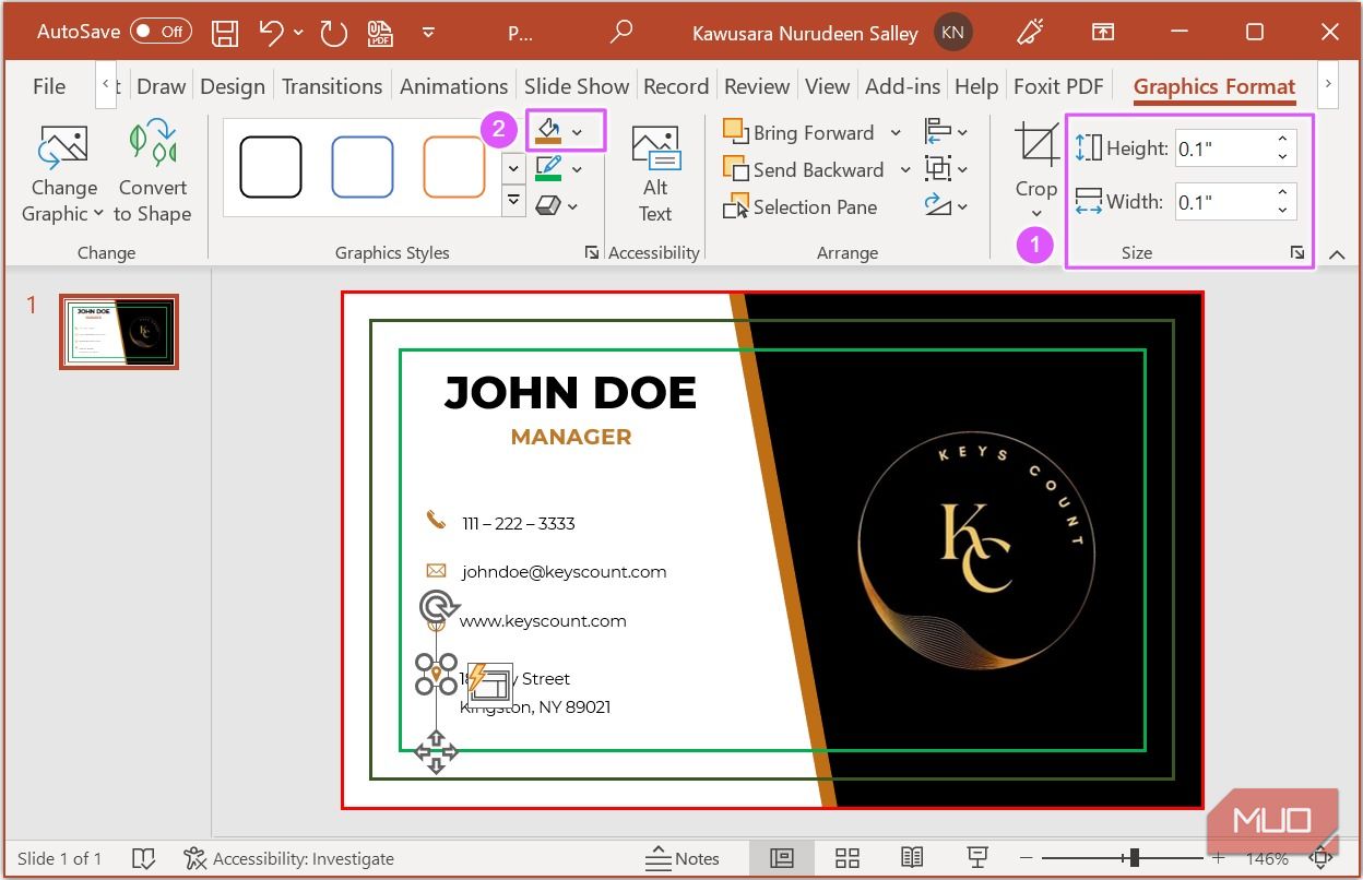 Customize icons in PowerPoint
