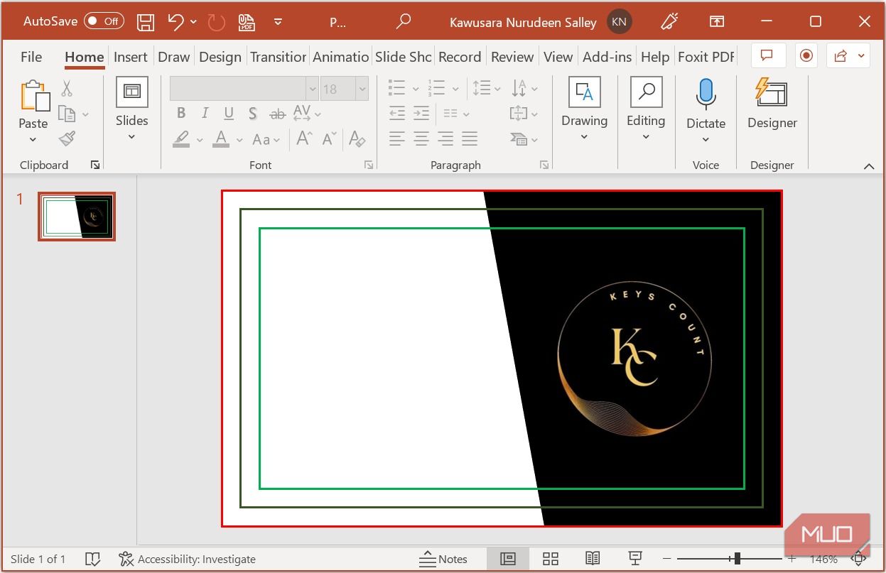 Edit points of rectangle in PowerPoint