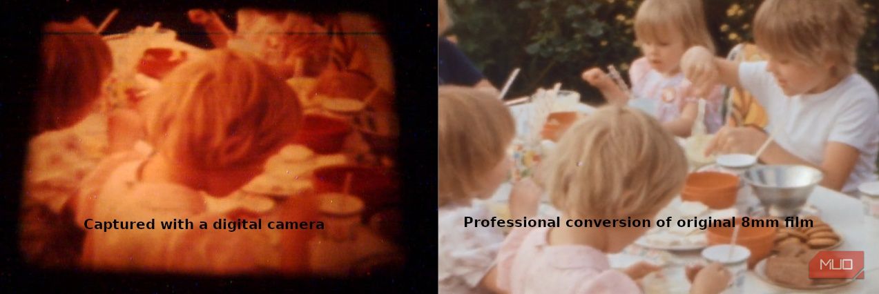 Comparing DIY 8mm conversion with professional digitizing