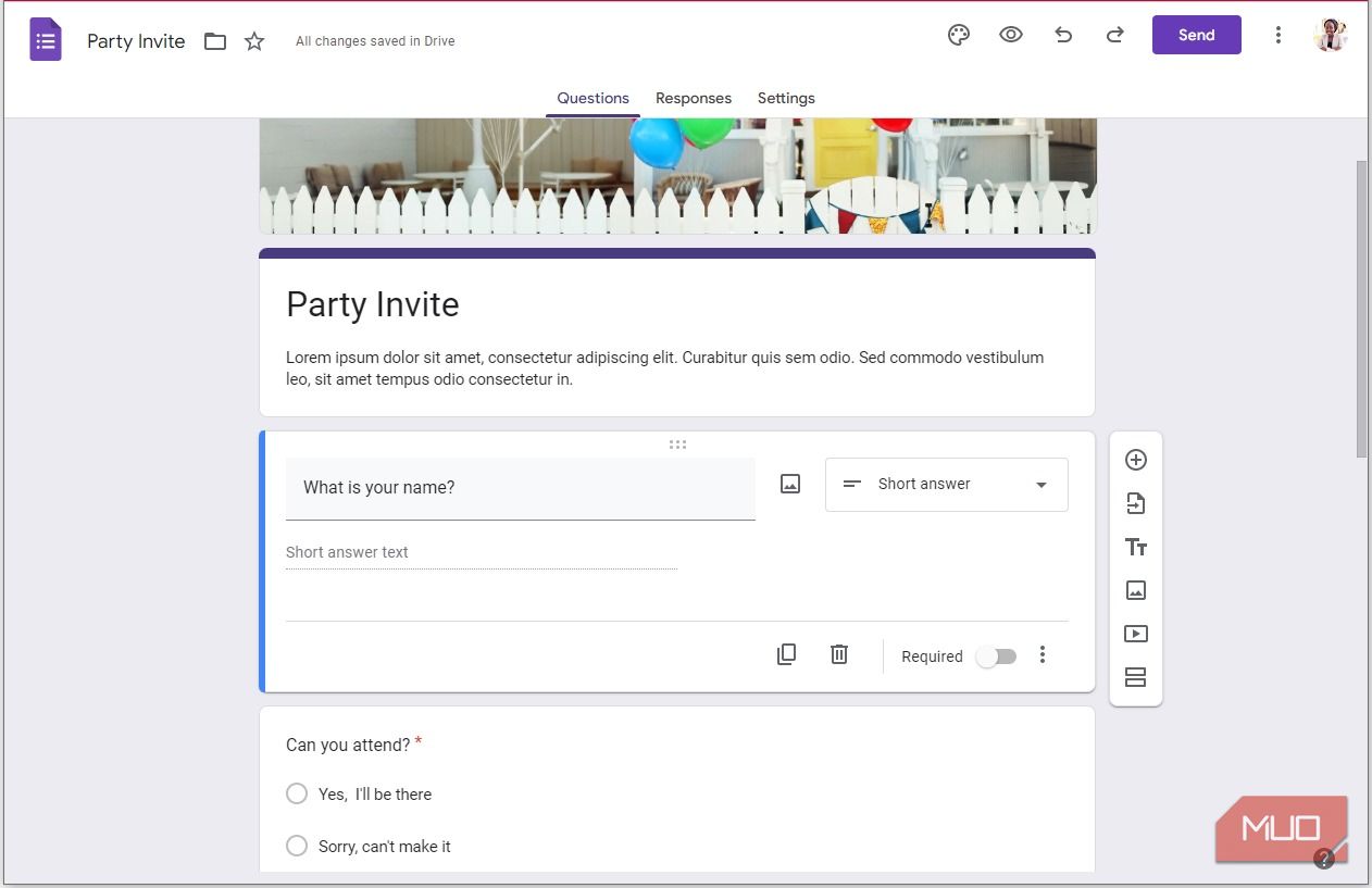 Google Forms در عمل