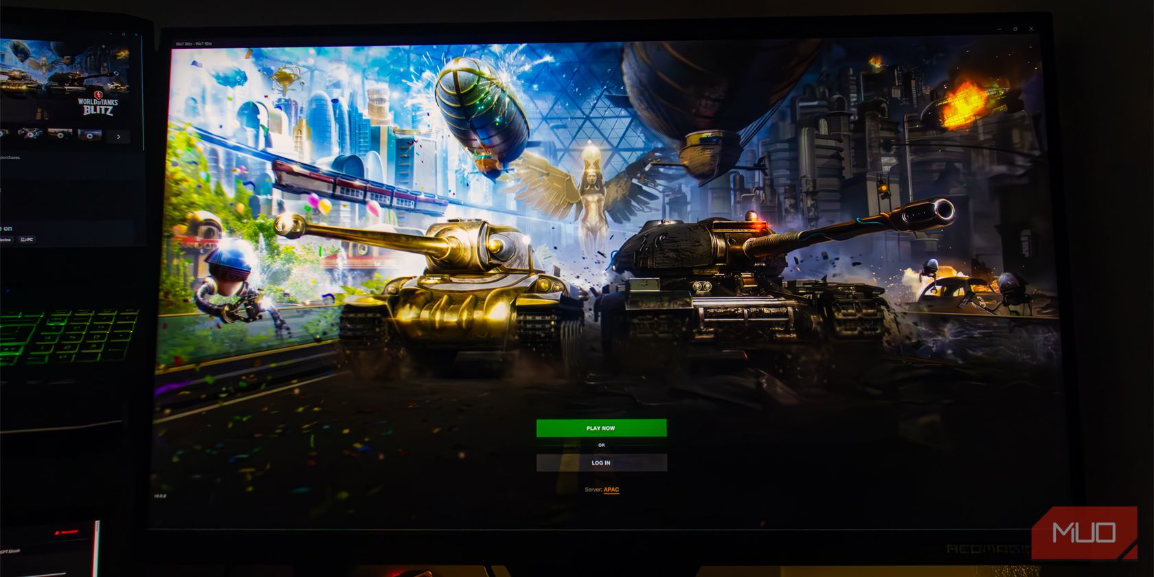 Màn hình chơi game Redmagic 4K chơi World of Tanks Blitz
