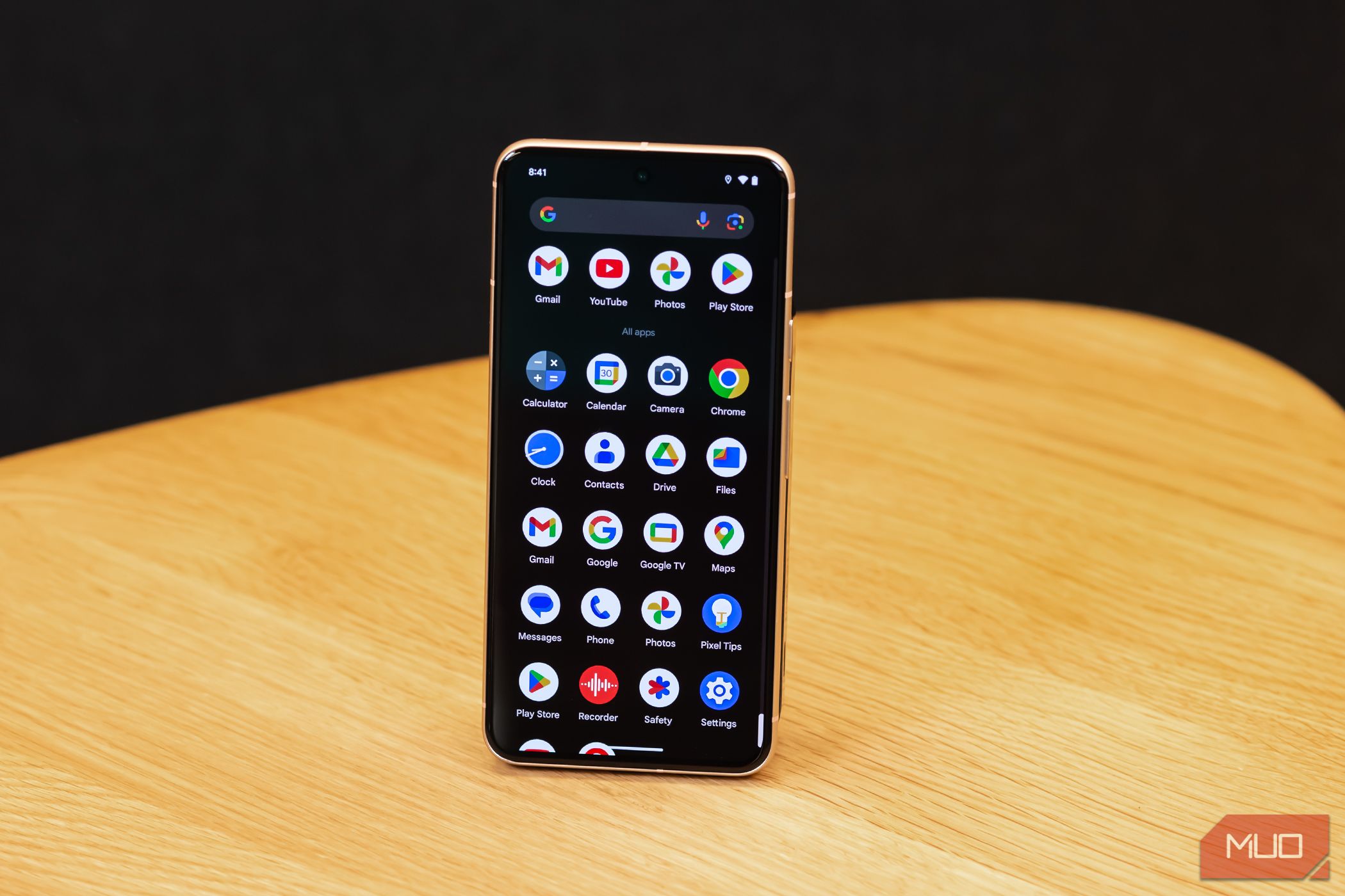 App library of the Google Pixel 8