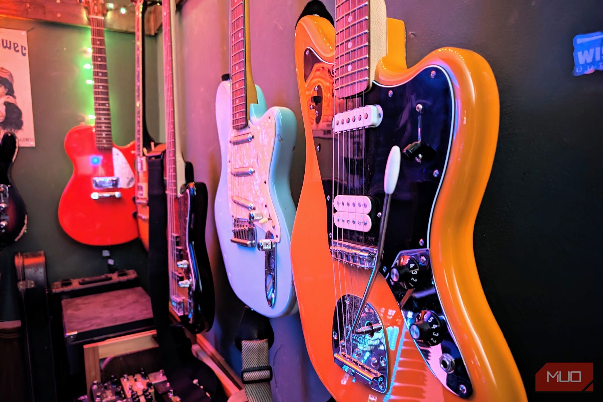 Photo of a guitar taken with the Google Pixel 8