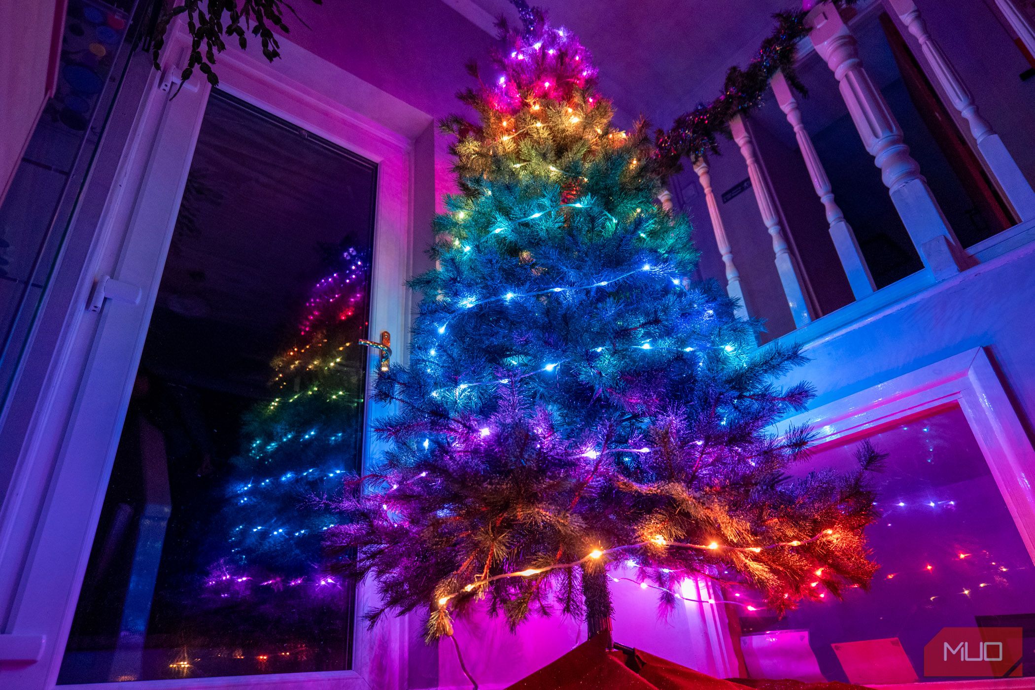 govee christmas string lights - rainbow tree featured