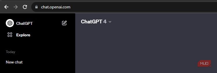 وب سایت رسمی chatgpt با قفل https