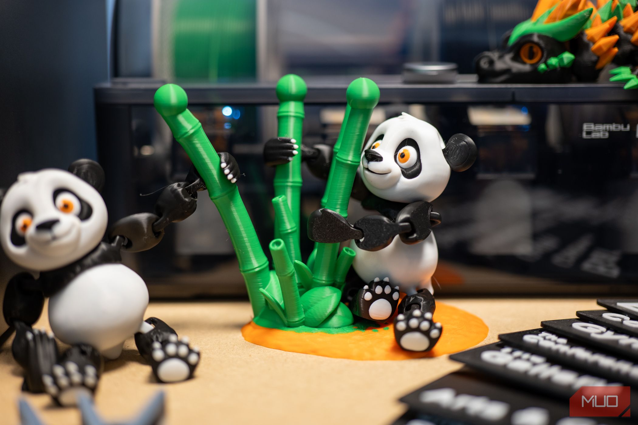 bambu lab p1s and ams - panda close up